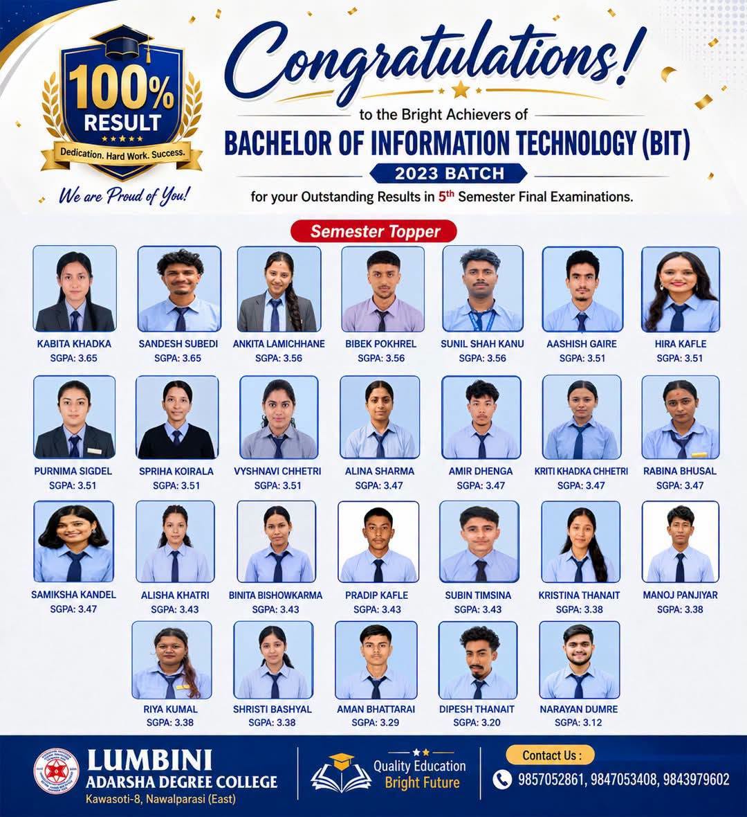 College notice